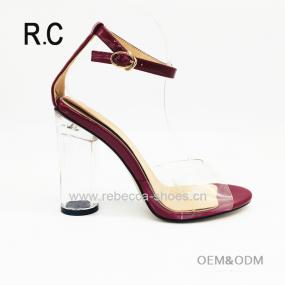 China-Wholesale-Custom-Ladies-Shoes-PVC-Transparent-Block-Heel-Strap-High-Heel-Women-Sandals 