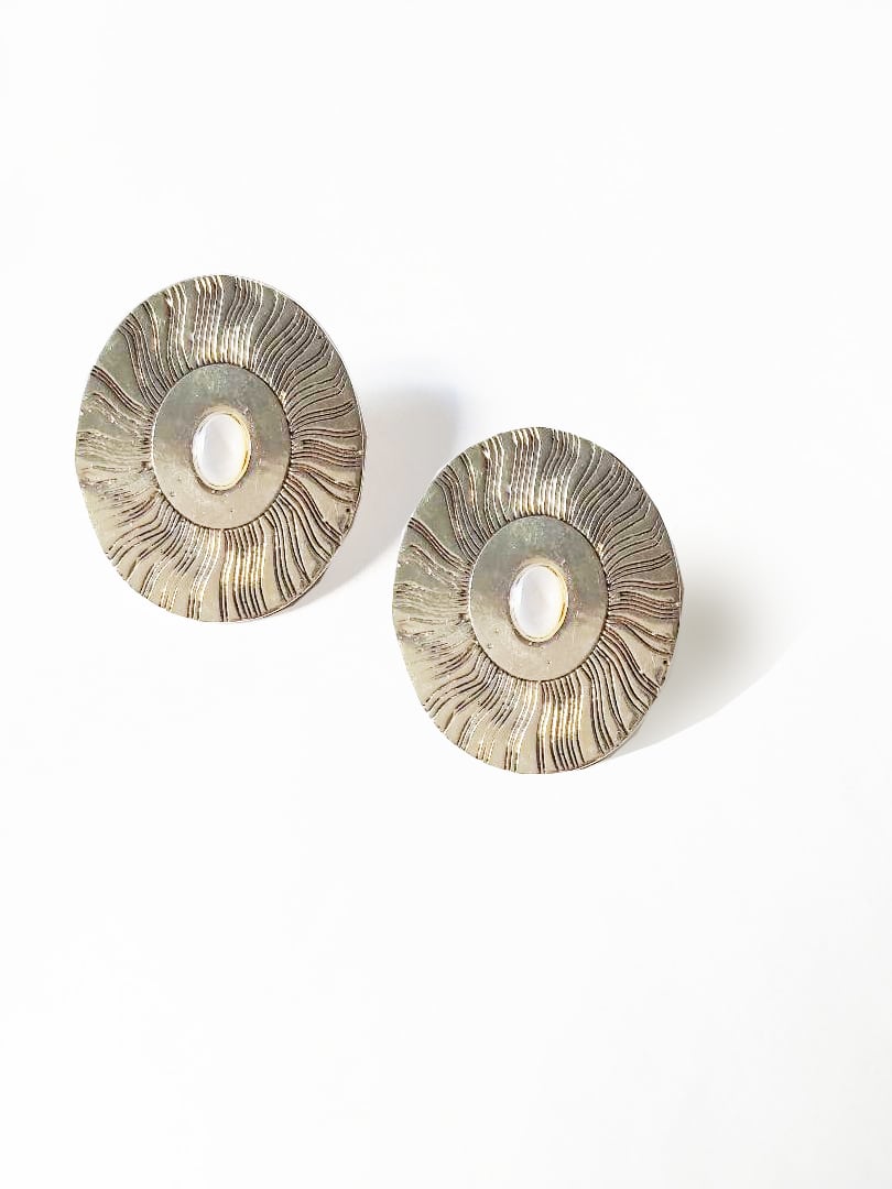 ionian-sun-earring-2-on-ear-leontiadi-jewellery 