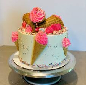 Ice Cream Cone Cake 