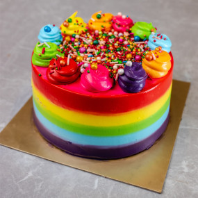 Rainbow-Cake 